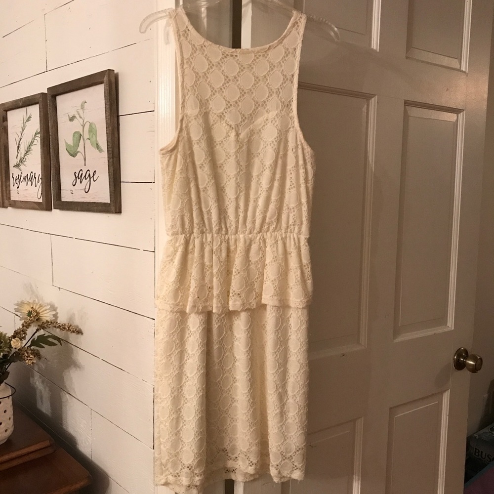 White boutique dress